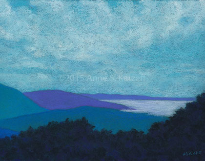 The morning light in the Blue Ridge Mountains is always changing and intriguing.